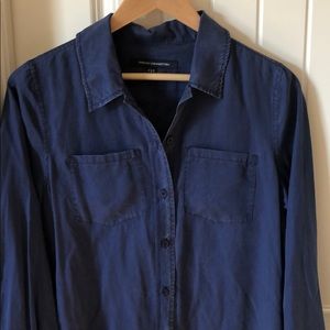 French Connection chambray shirt dress